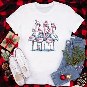 Christmas Flamingo Sweatshirt